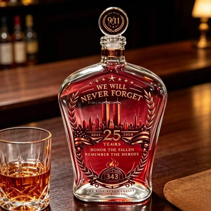 Vintage Collectible Liquor Bottles - ขวดเหล้าแก้วลายนูนสไตล์วินเทจ, ขวดไวน์คริสตัลทำมือพร้อมจุกปิด, เหมาะสำหรับตั้งโชว์ในบาร์, ของสะสม, ของขวัญเครื่องดื่ม
