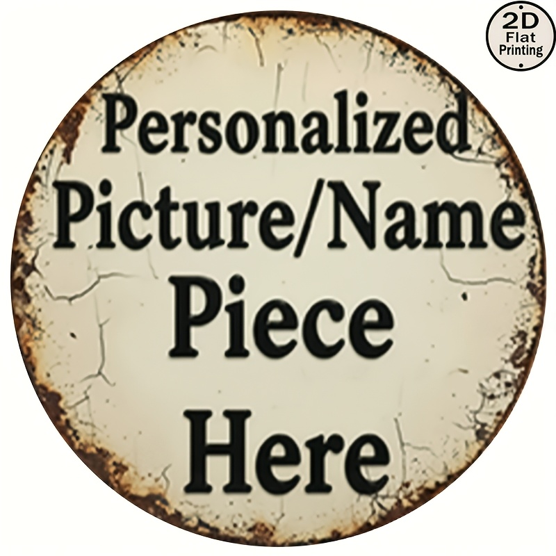 ป้ายโลหะติดผนังทรงกลมสไตล์เรโท - Vintage Collectible Plates บทวิจารณ์และราคา