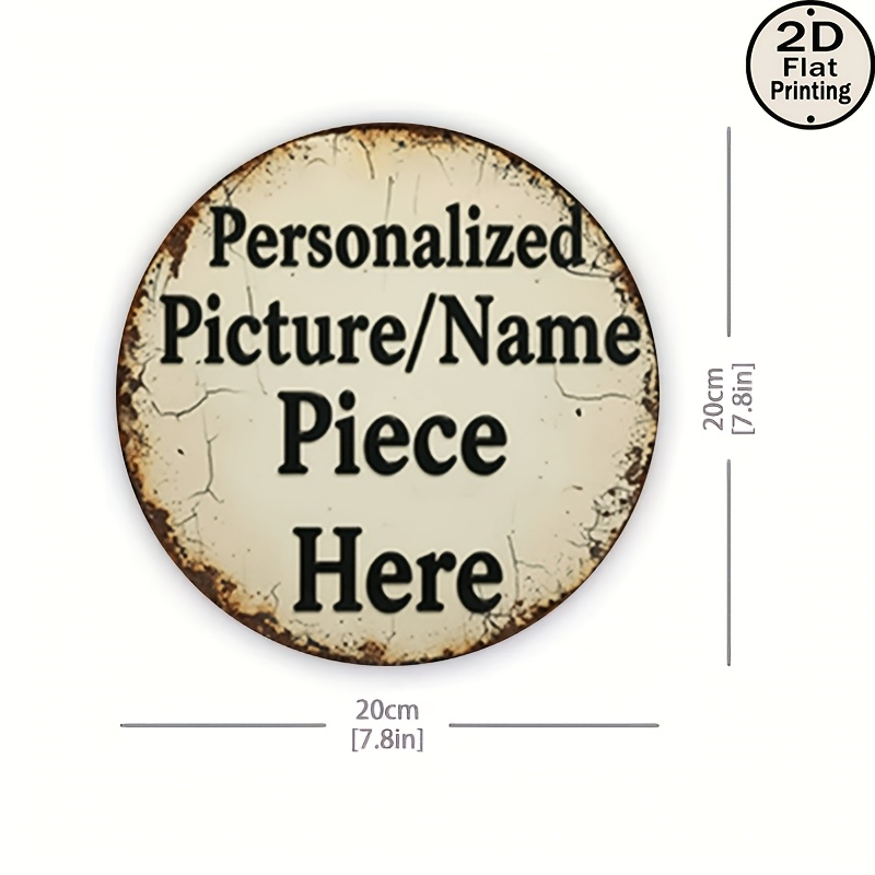 ป้ายโลหะติดผนังทรงกลมสไตล์เรโท - Vintage Collectible Plates บทวิจารณ์และราคา