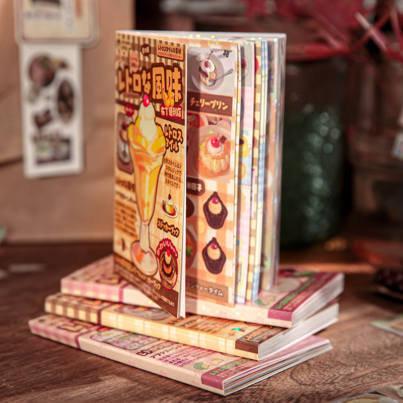 สมุดสติกเกอร์ลายขนมหวานสไตล์เร - Vintage Collectible Books บทวิจารณ์และราคา