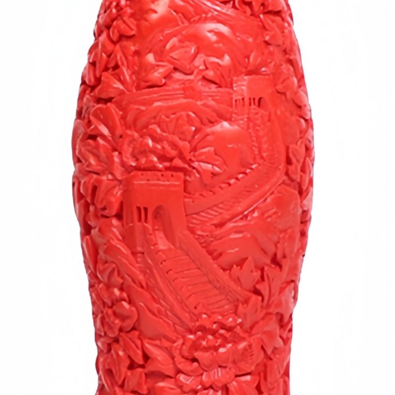 ขวดเคลือบแลคเกอร์แกะสลักลายโคล - Vintage Collectible Bottles บทวิจารณ์และราคา
