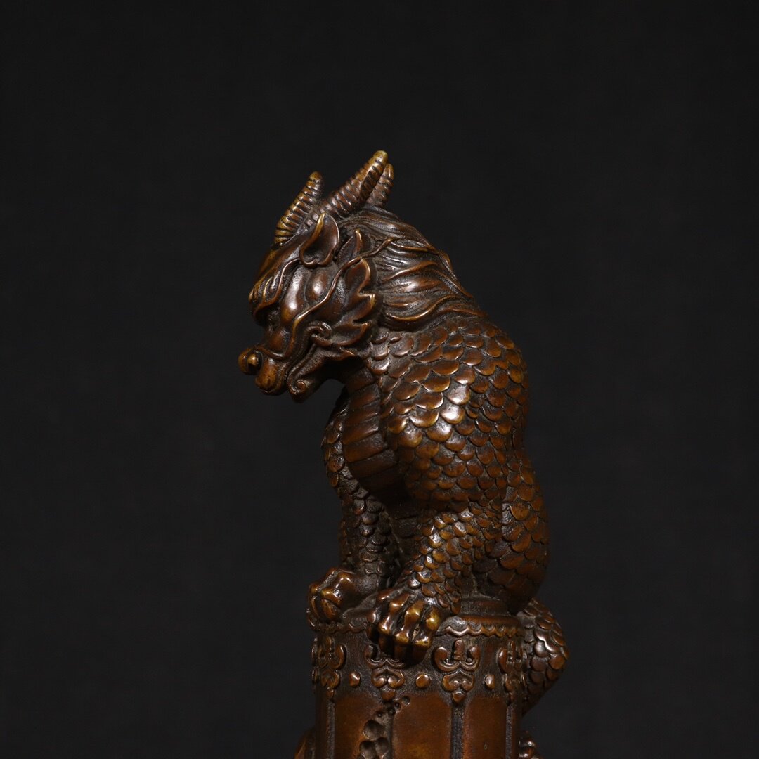 รูปปั้นสัตว์ทองแดงโบราณสไตล์ฮว - Vintage Collectibles Store บทวิจารณ์และราคา