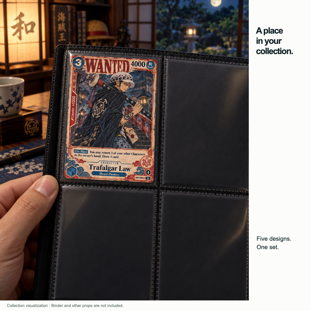5 ชิ้น การ์ดวันพีซ OTCG สไตล์โ - Vintage Collectible Posters บทวิจารณ์และราคา