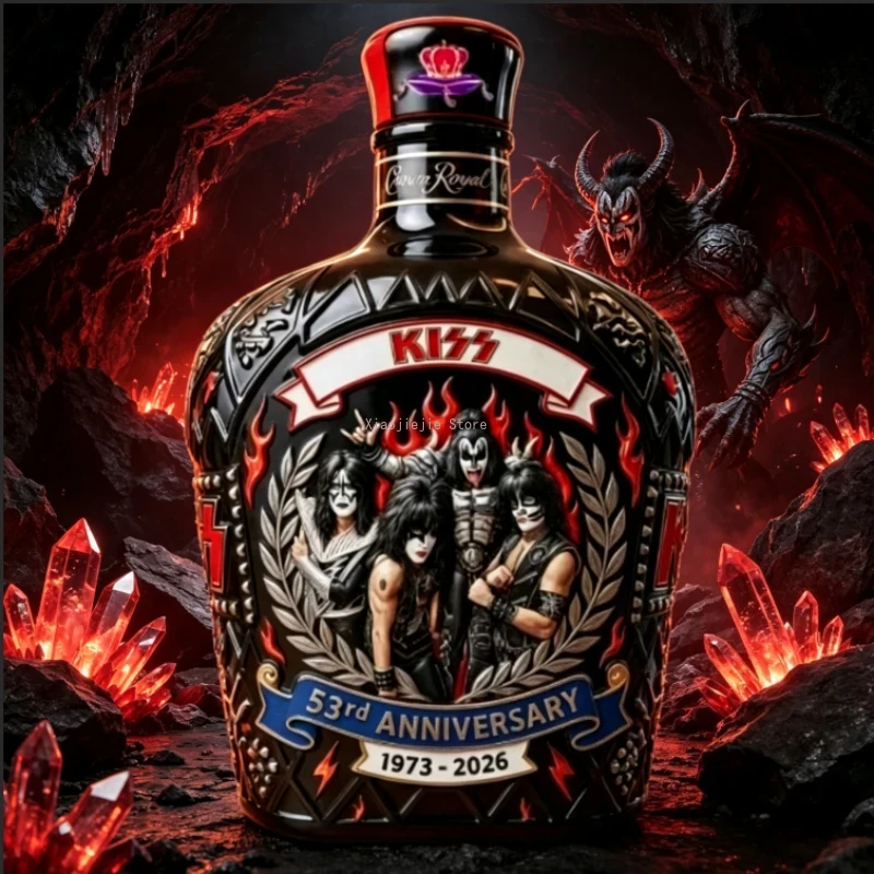 ขวดวิสกี้ดีแคนเตอร์ลายเพลงร็อก - Vintage Collectible Liquor Bottles บทวิจารณ์และราคา