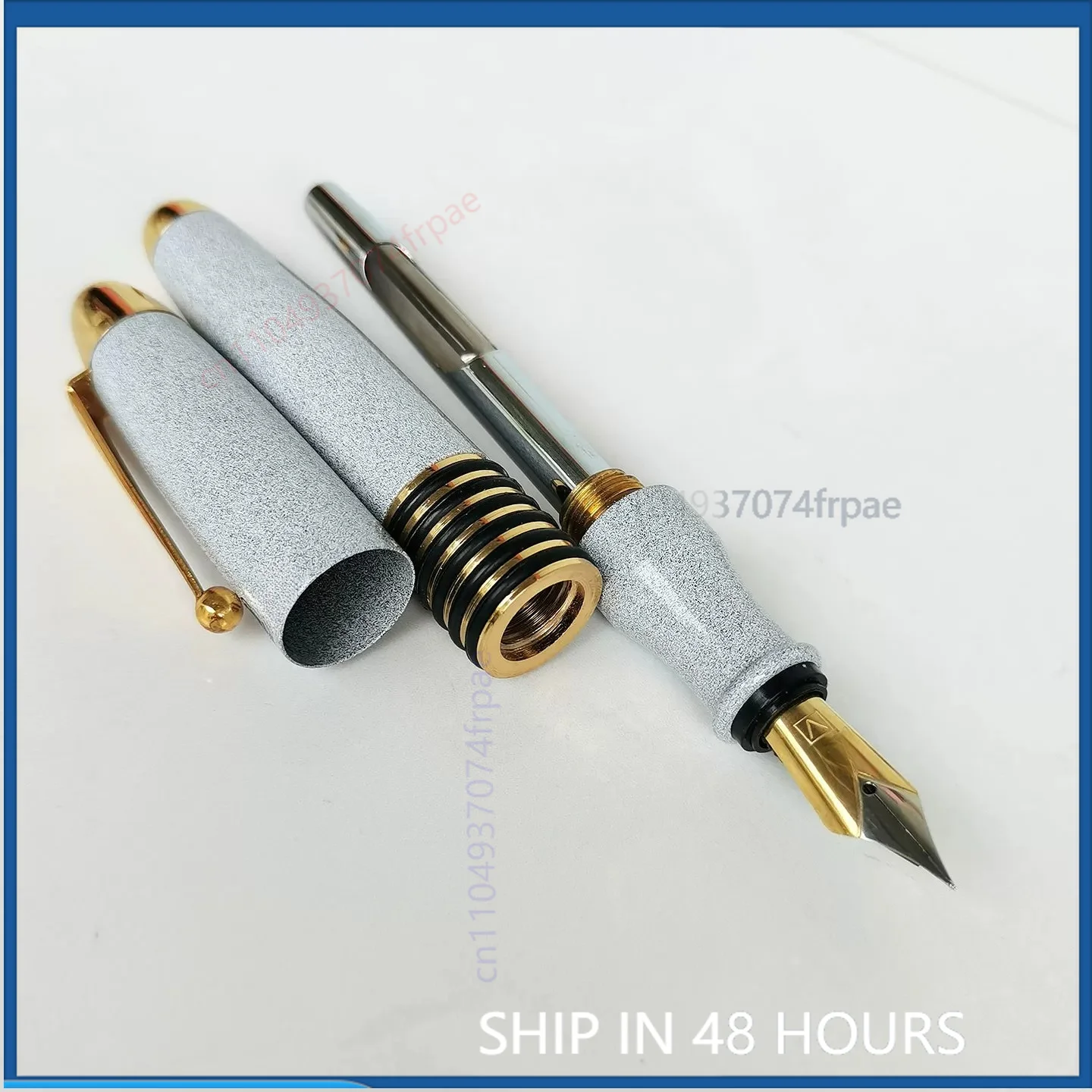 ปากกาหมึกซึมทองแดงแท้สีขาว สำห - Vintage Collectible Pens บทวิจารณ์และราคา